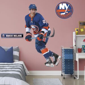 Brock Nelson for New York Islanders: RealBig Officially Licensed NHL Removable Wall Decal Life-Size Athlete + 2 Decals (51"W x 7
