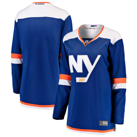 Women's Fanatics Branded Blue New York Islanders Alternate Breakaway Blank Jersey