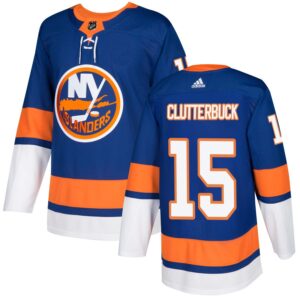 Cal Clutterbuck Men's adidas Royal New York Islanders Authentic Custom Jersey
