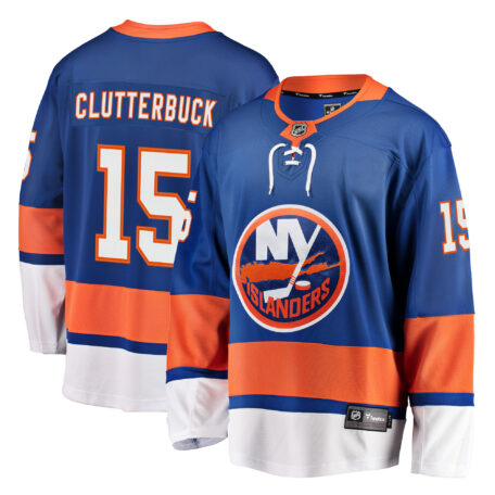 Men's Fanatics Branded Cal Clutterbuck Royal New York Islanders Breakaway Player Jersey