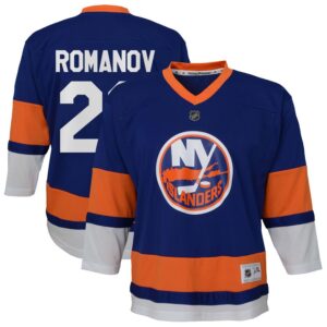Alexander Romanov Youth Royal New York Islanders Home Replica Custom Jersey