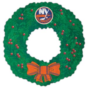 New York Islanders 16'' Team Wreath Sign